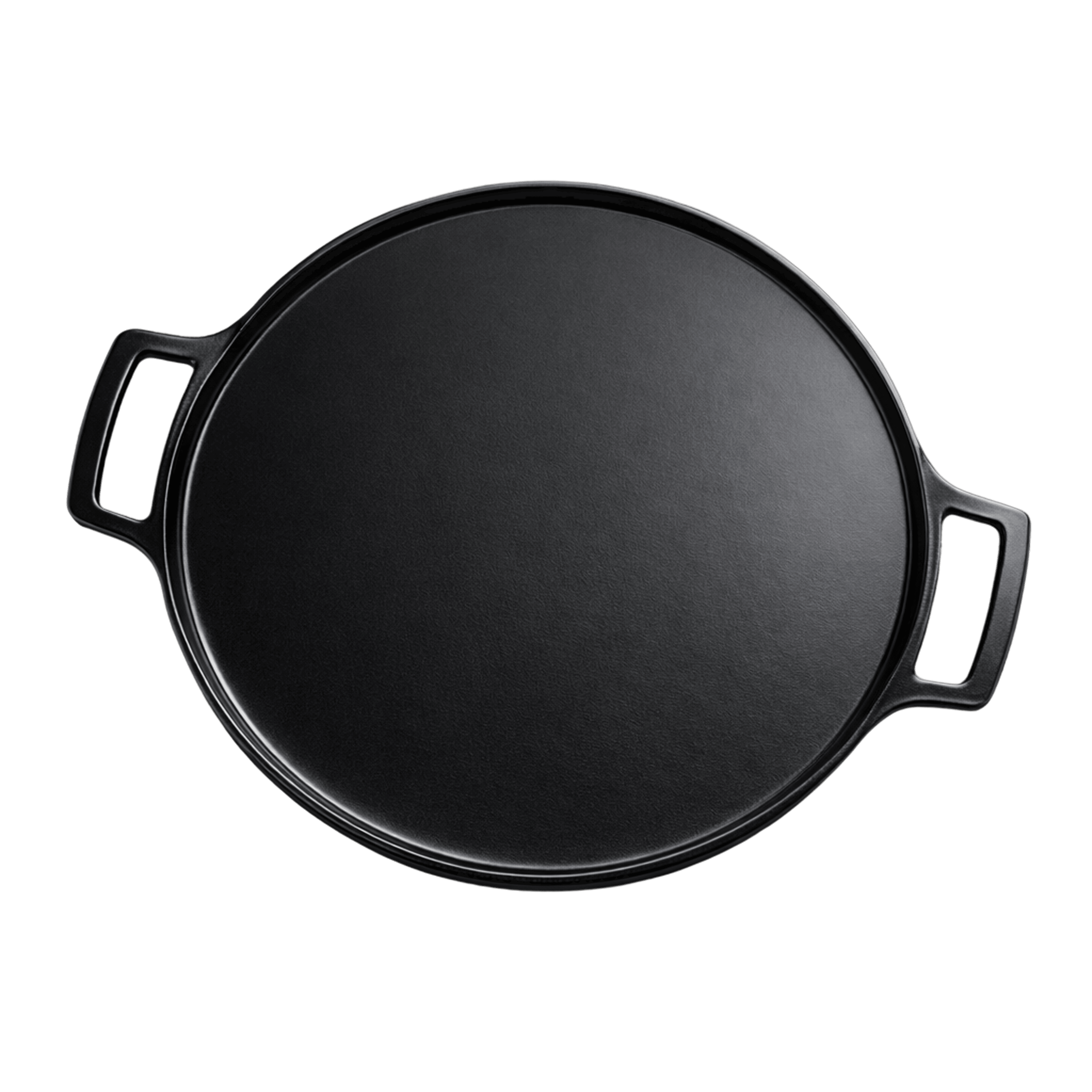 Cast Iron Dosa Pan — Glossy Black
